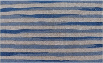 Blue and White Stripe Regular Doormat