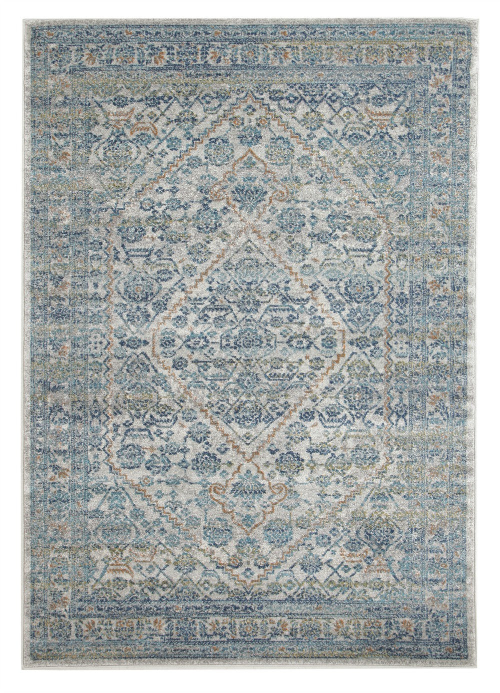 Paige Rug Silver/Blue
