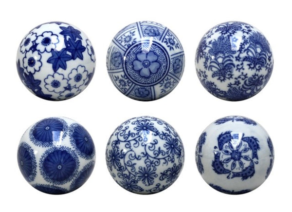 Ball Blue and White Botanic Set/6