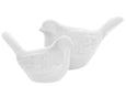 Culver Ceramic Bird Set of 2 Matt White