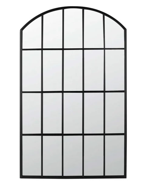 Bordeaux Outdoor Garden Mirror Black