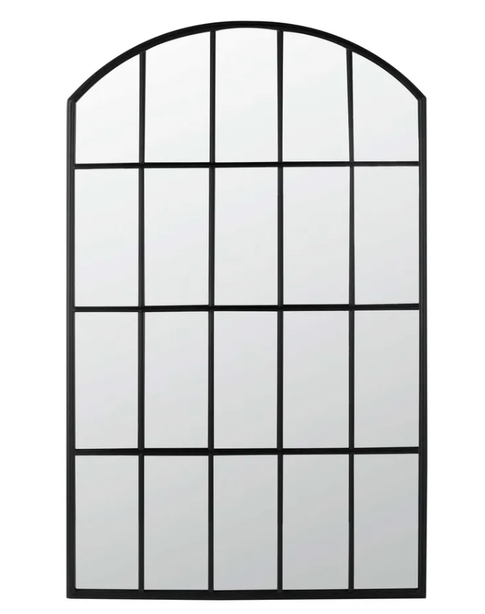 Bordeaux Outdoor Garden Mirror Black