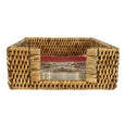 Rattan Napkin Holder Antique Brown