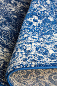 Harley Navy Rug Round