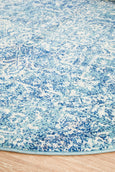 Isla Blue Rug Round