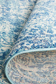 Isla Blue Rug Round