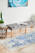 Isla White/Navy Runner