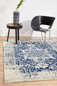 Isla White/Navy Rug