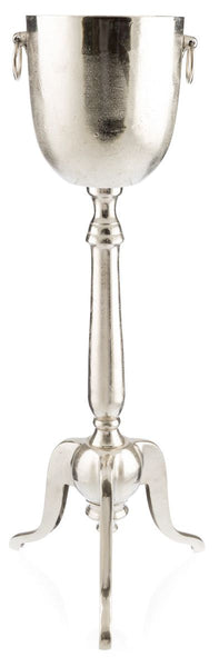 Grand Aluminum Champagne Bucket With Built-In Stand