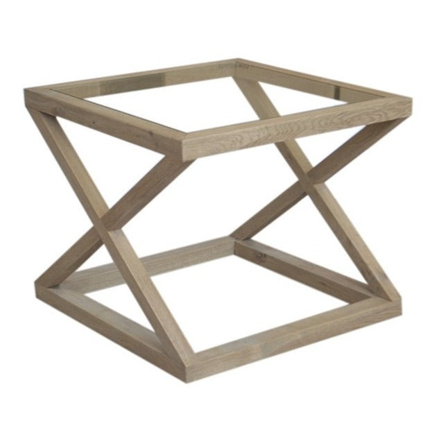 Havana Side Table Weathered Oak