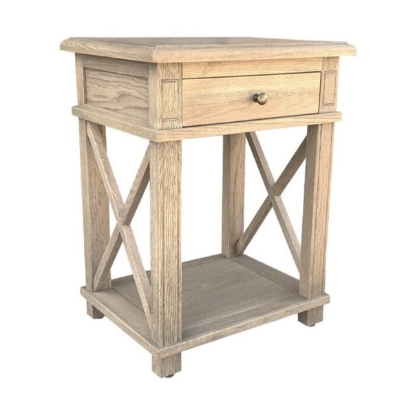 Long Island Side Table Medium Weathered Oak