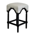 Bobbin Barstool Black Oak