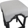 Bobbin Barstool Black Oak