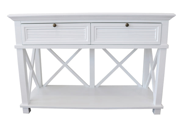 Haven Console 2 Drawer White