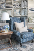 Linen Sand Cushion with Piping