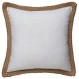 Jute Linen White Cushion