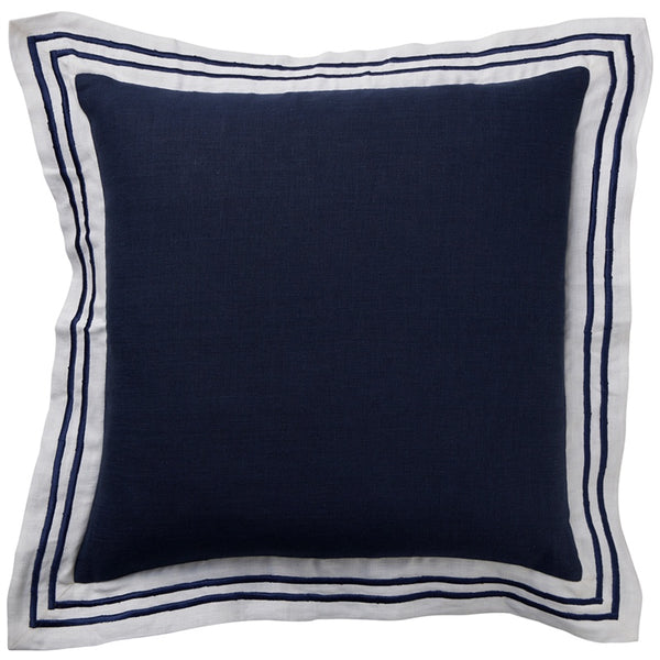 Linen Navy Milano Cushion 50cm