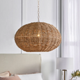 Montego Rattan Pendant Oval