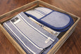 Ellis Double Oven Glove Blue