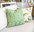 Paisley Green Cushion 50cm