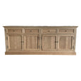 Parkhurst Four Drawers Sideboard Natural Oak