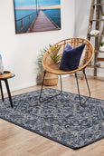 Calypso Navy Outdoor Rug