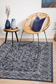 Calypso Navy Outdoor Rug