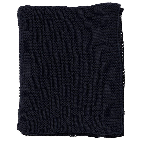 Oxford Navy Throw