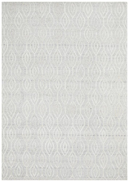 Arabelle Rug White/Silver