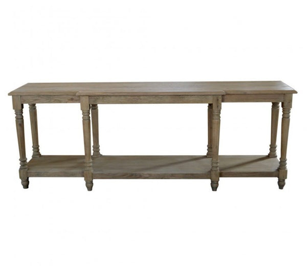 Harper Console Weathered Oak