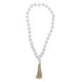 Wooden Hanging Beads White