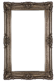 Cooper Floor Mirror Antique Silver