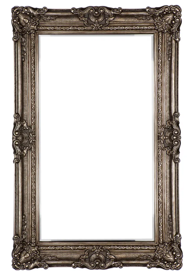 Cooper Floor Mirror Antique Silver