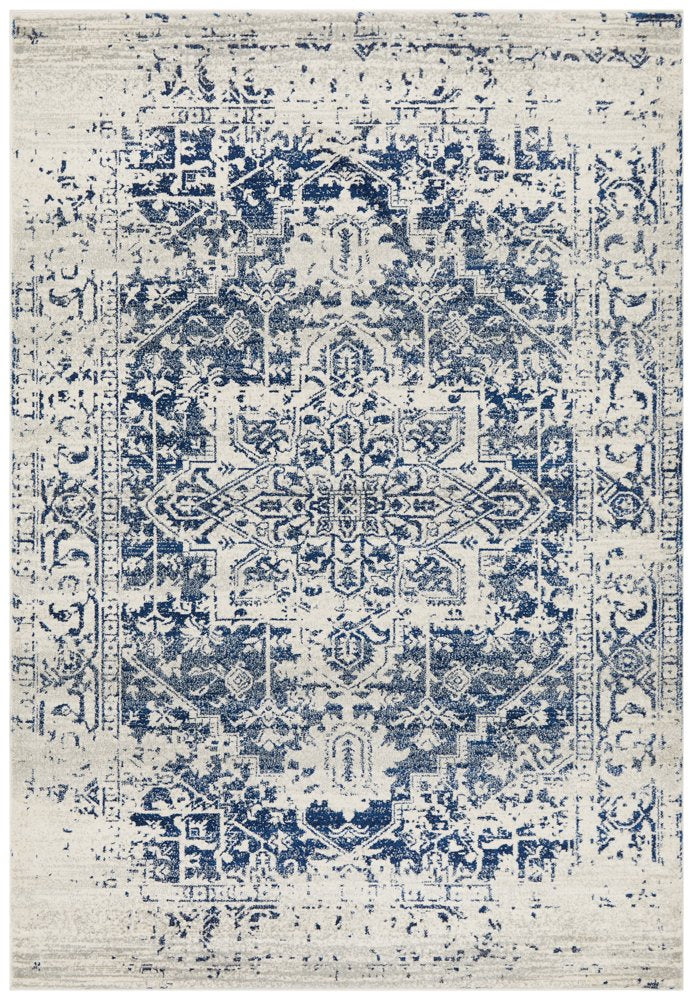 Isla White/Navy Rug