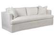 Birkshire Slip Cover 3 Seater Sofa White