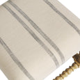 Bobbin Square Ottoman Ocean