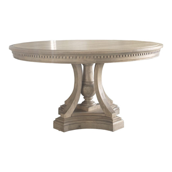Brooks Round Dining Table Weathered Oak