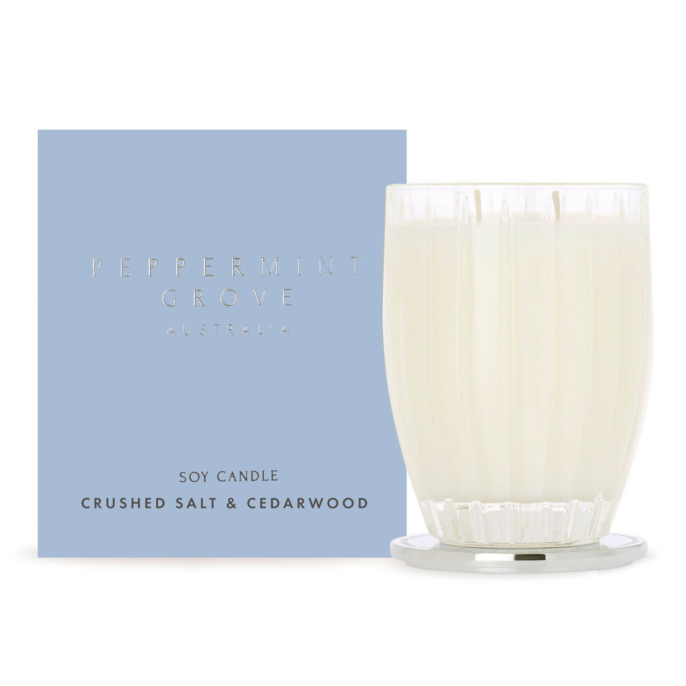 Peppermint Grove Crushed Salt & Cedarwood Candle 370g