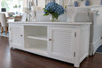 Charlie Entertainment Unit White 165cm
