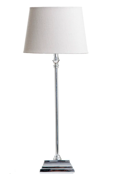 Collin Table Lamp Shiny Nickel with Shade