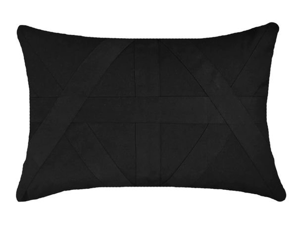 Cross Patch Black Lumbar