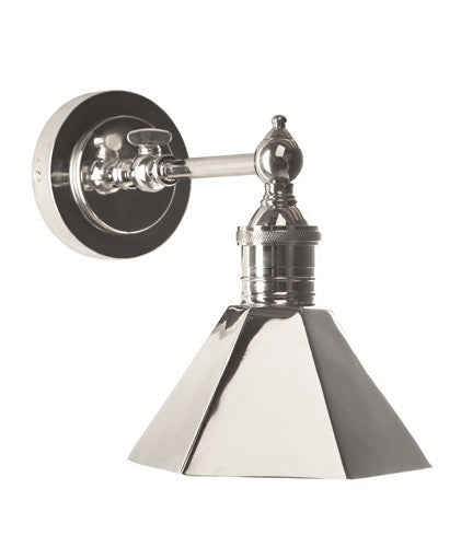 Mayfair Wall Sconce Shiny Nickel