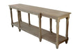 Harper Console Weathered Oak