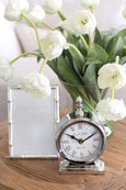 Tulip in Water in Glass Vase White