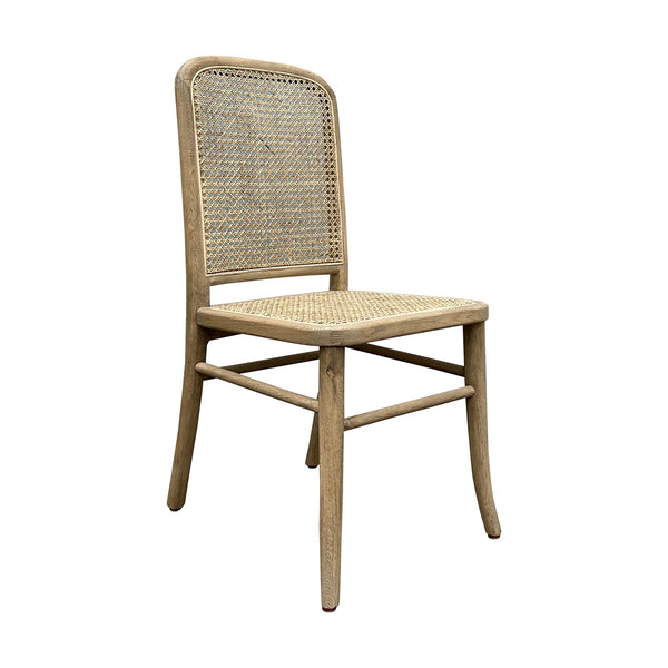 Ellison Rattan Dining Chair Weathered Oak