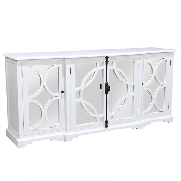 Keats Mirror Sideboard White