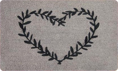 Wreath Heart Doormat