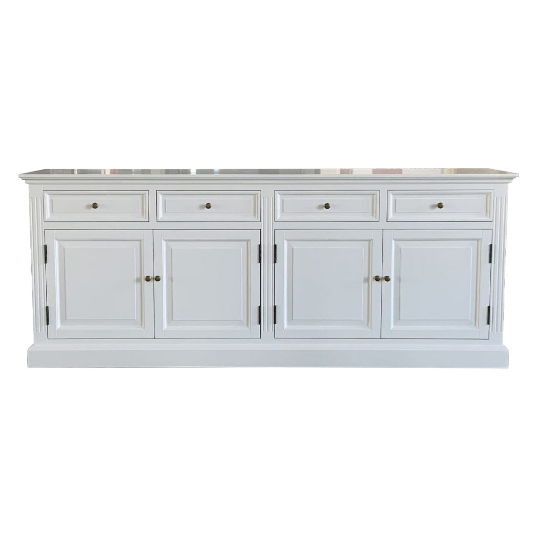 Parkhurst Four Drawers Sideboard White