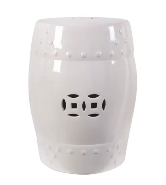 Garden Stool White