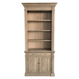 French Library One Bay Bookcase Weathered Oak (No Ladder)